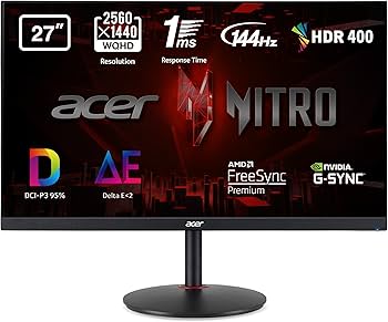 Acer Nitro XV272UPbmiiprzx 27 inch WQHD Gaming LED Monitor, (IPS